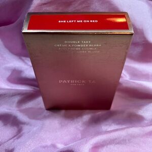 Patrick Ta SHE LEFT ME ON RED Double Take Blush Duo ( SEE DETAILS & PHOTOS )